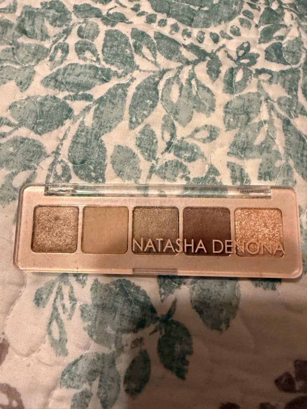 Natasha Denona Neutral Shimmer Eyeshadow Palette — Champagne & Brown Tones